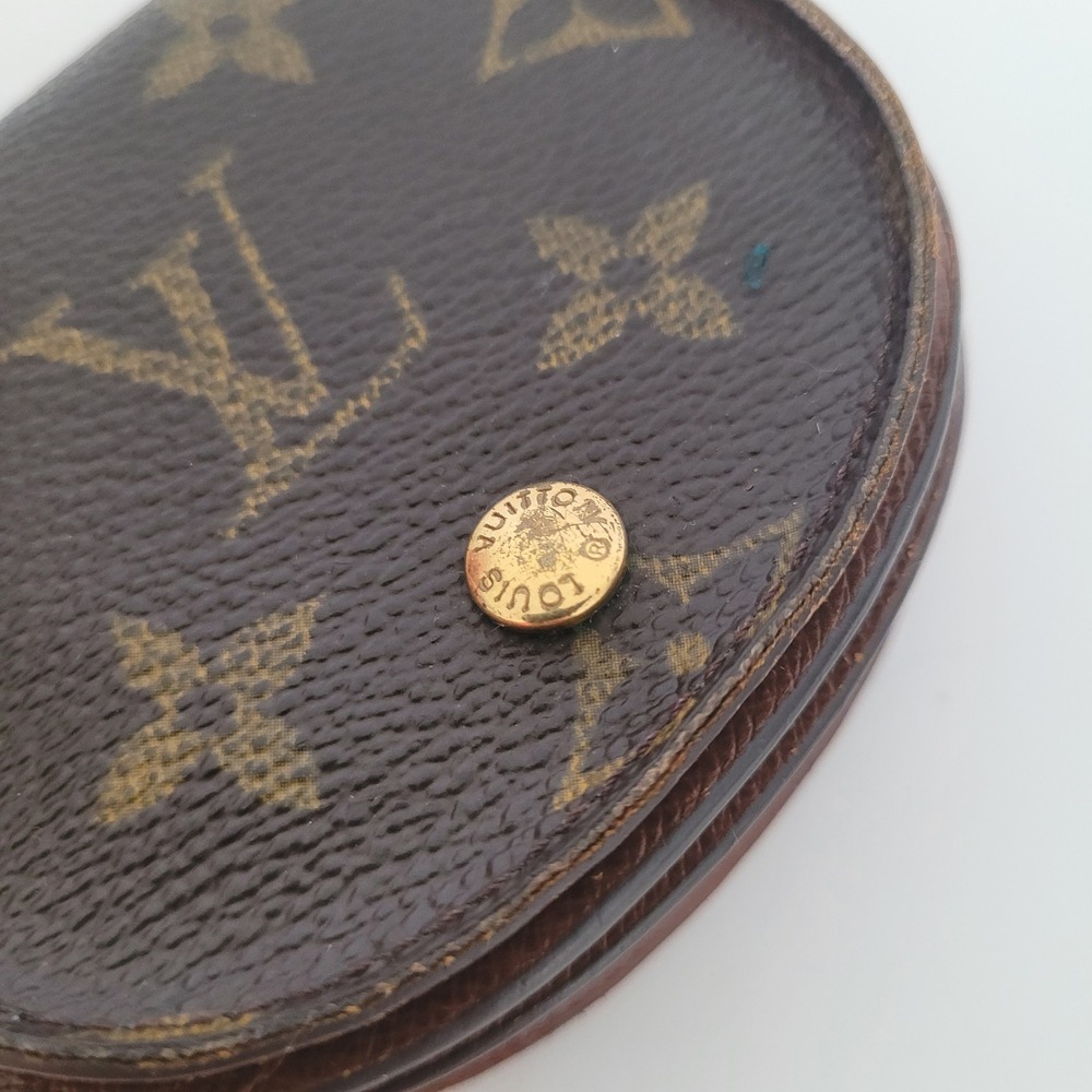 Louis Vuitton Monogram Canvas Porte Monnaie Gousset Coin Purse Brown CT1001 - Picture 13 of 13